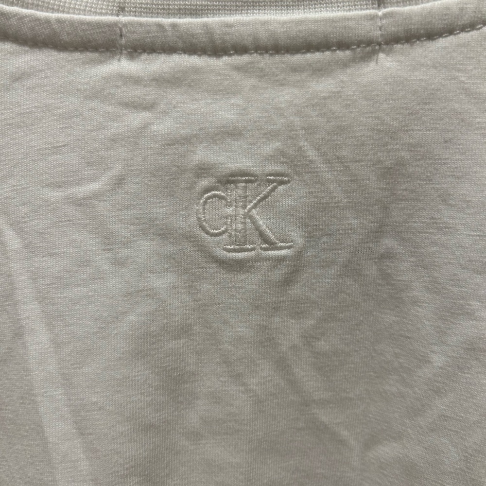 Calvin Klein Embroidered Logo Boxy Fit Tee Mens XL - Picture 7 of 8